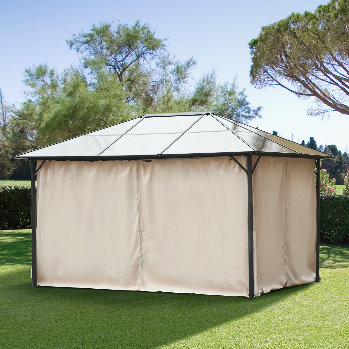 4 Pack Replacement Gazebo Curtains Privacy Panel