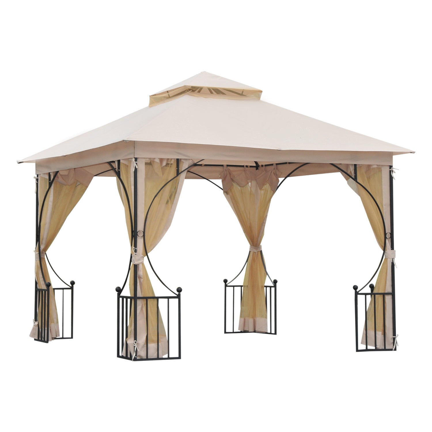 3 x 3(m) Garden Gazebo Patio Party Tent Shelter Outdoor Canopy