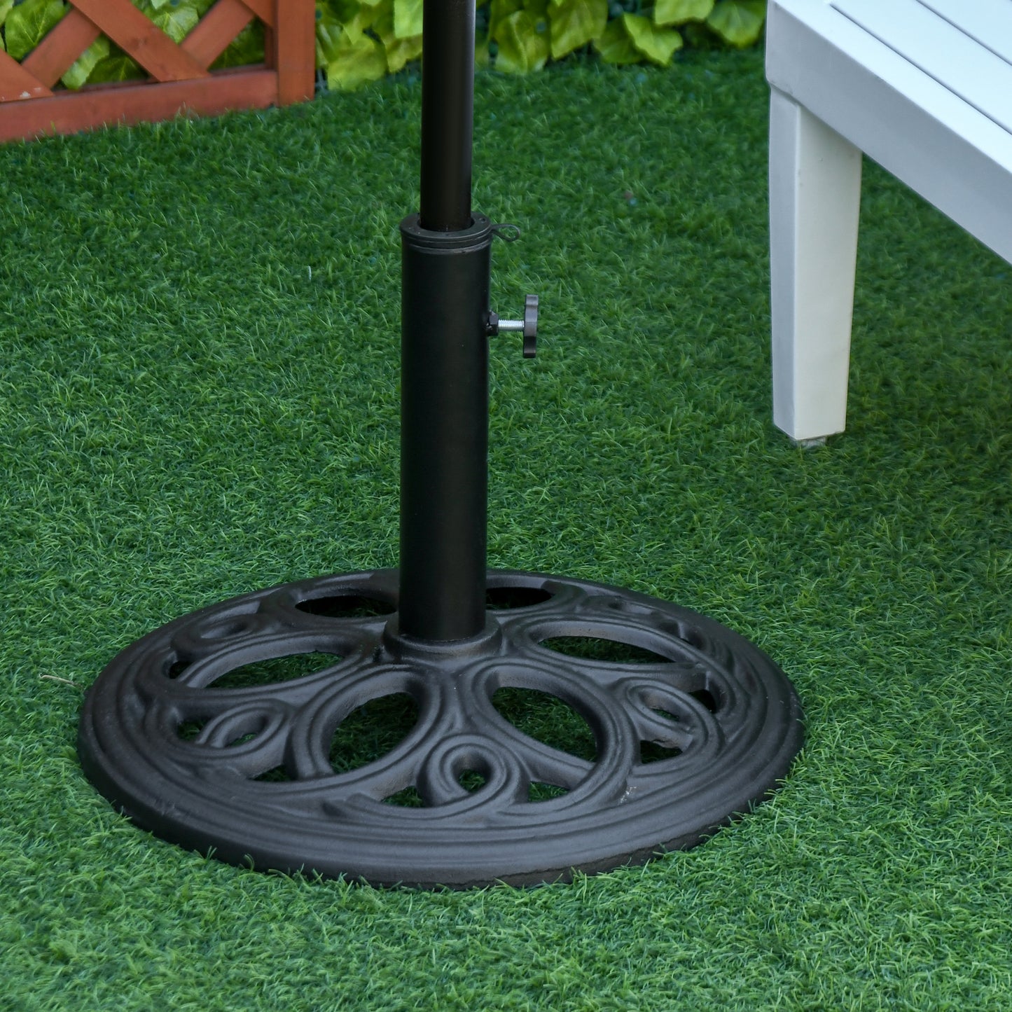 11.5 kg Cast Metal Round Patio Umbrella Base Stand