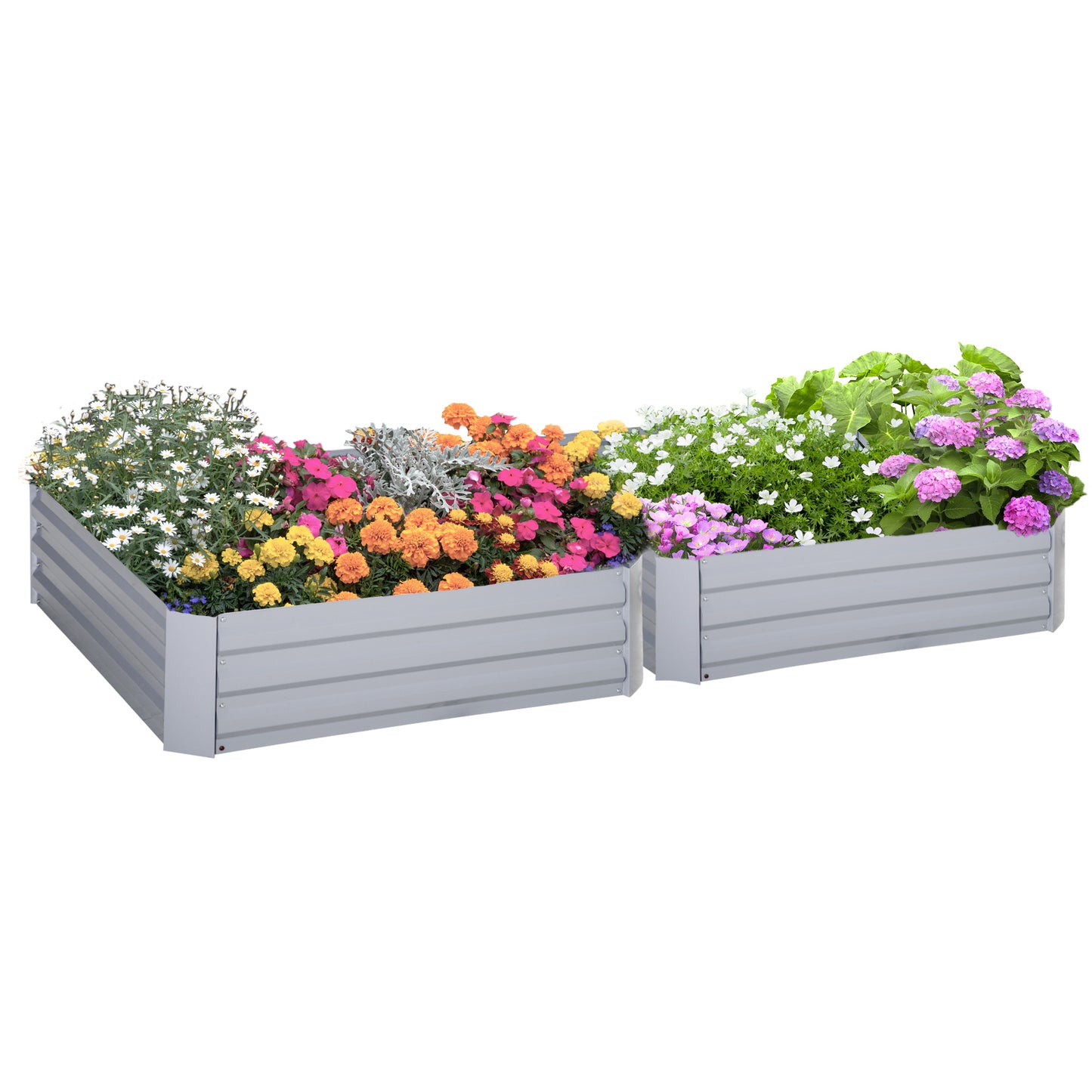 Set of 2 291L Raised Garden Bed