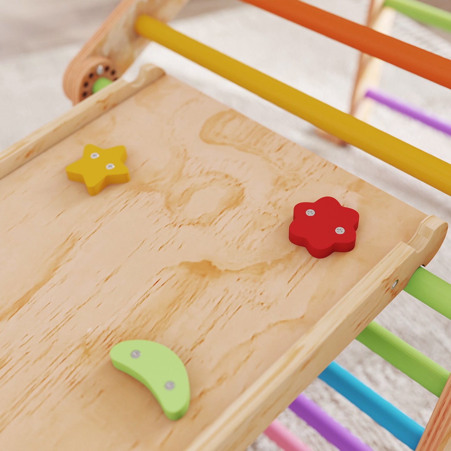 9 in 1 Toddler Climbing Frame with Ramp, Slide, Arch, Ladder
