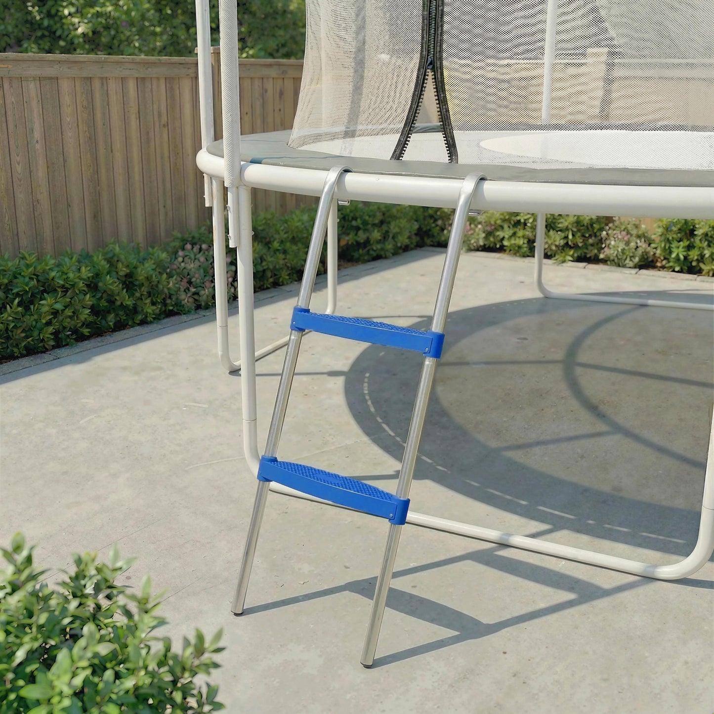 Trampoline Ladder, 2-Steps with Horizontal Wide Steps