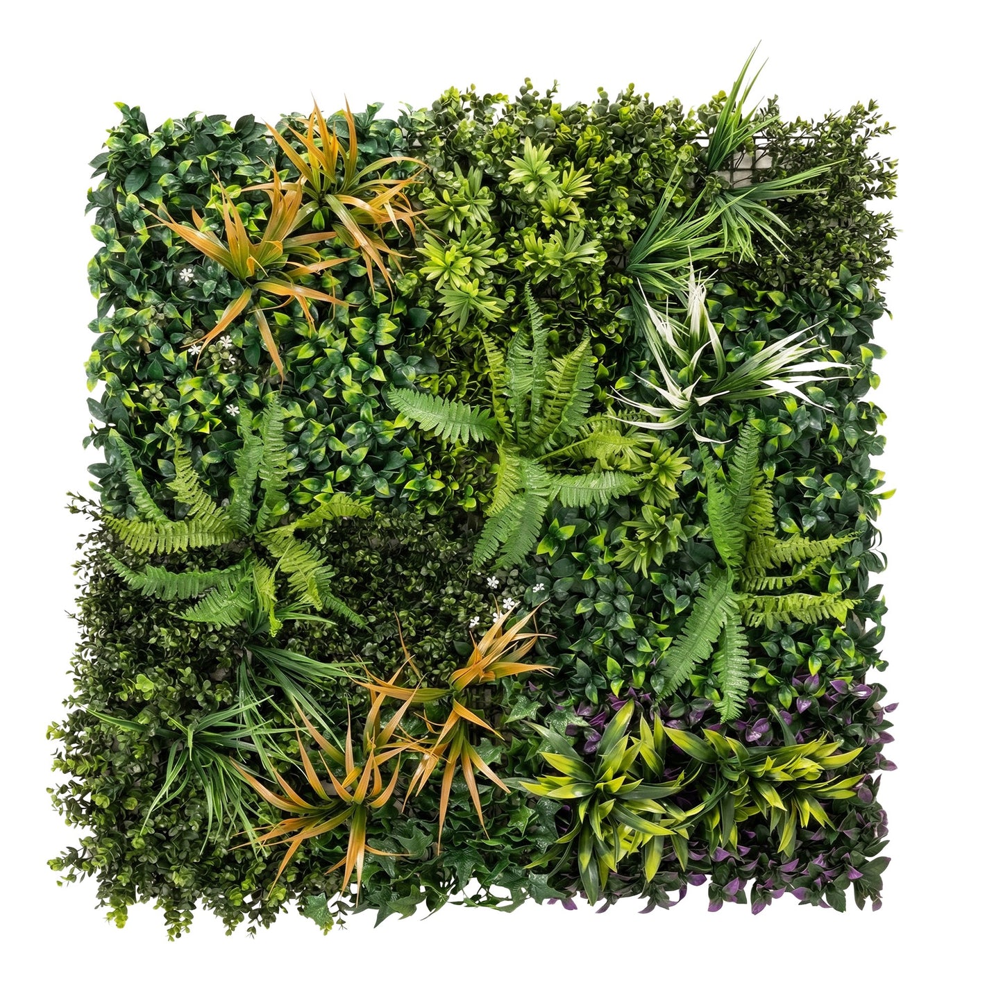Grass Wall Panels, 100 x 100 cm Artificial Grass Wall Decor