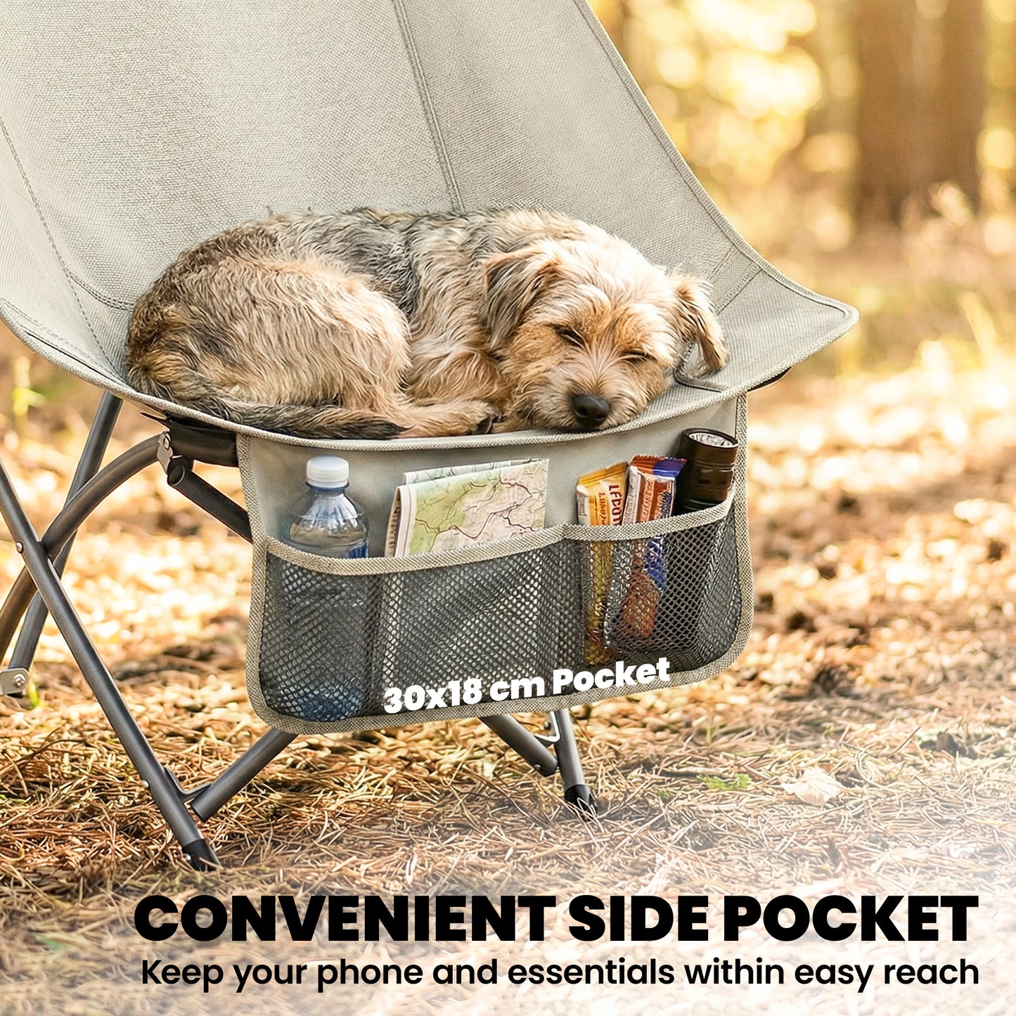 Camping Chair for Adults Heavy Duty Folding Camp Chair