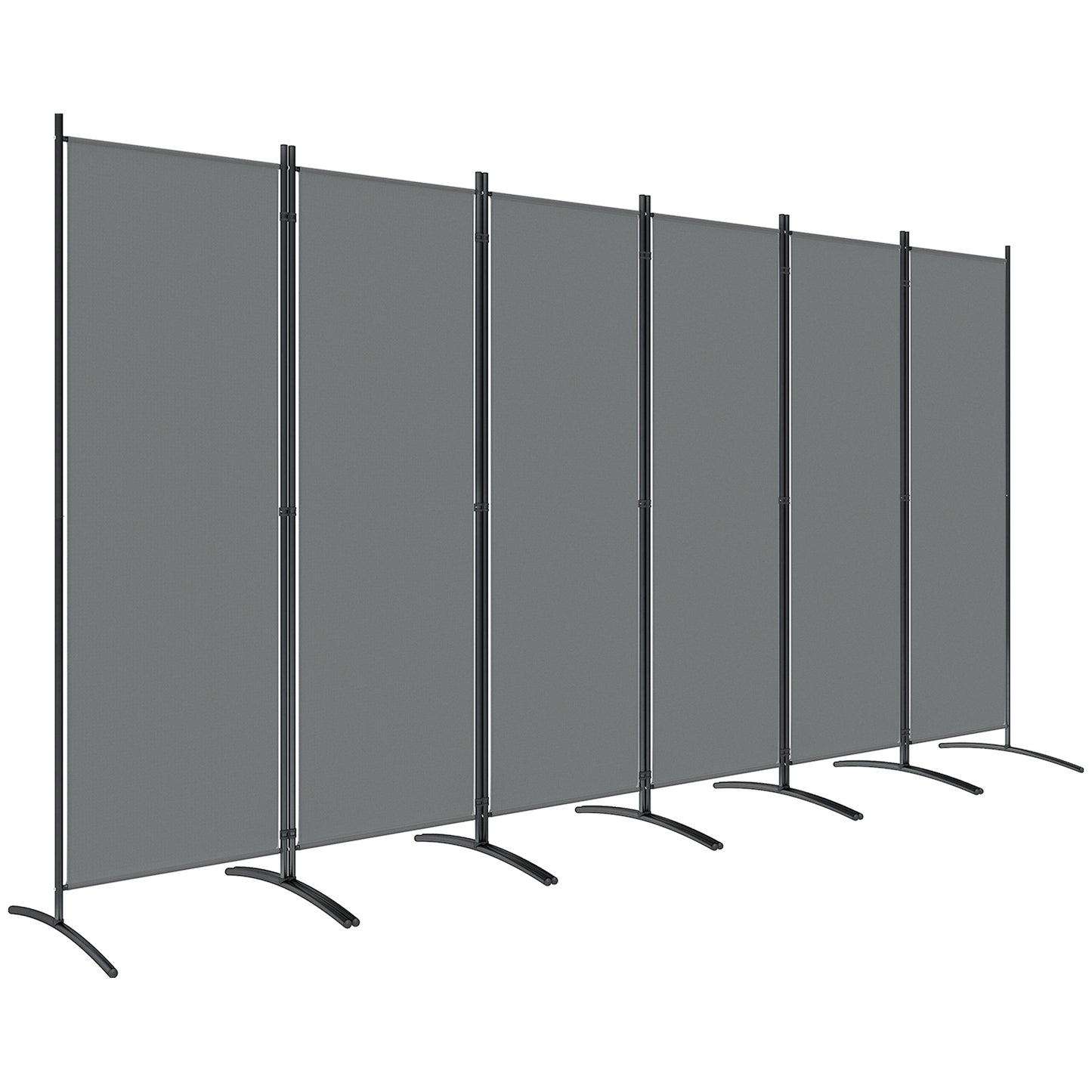 6 Panel Folding Room Divider Foldable Freestanding Garden Privacy