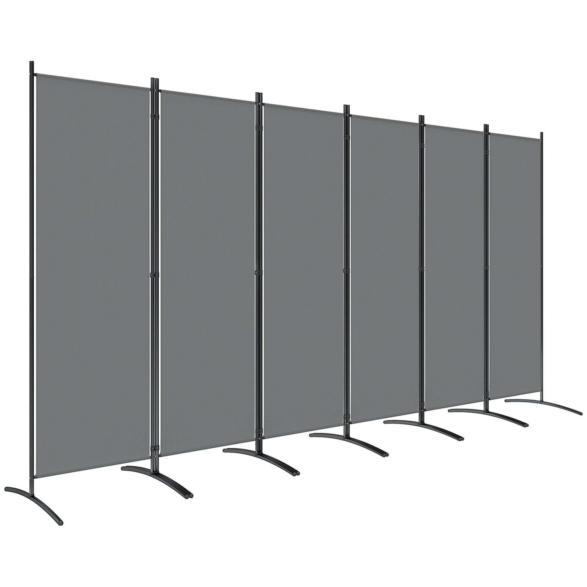 6 Panel Folding Room Divider Foldable Freestanding Garden Privacy