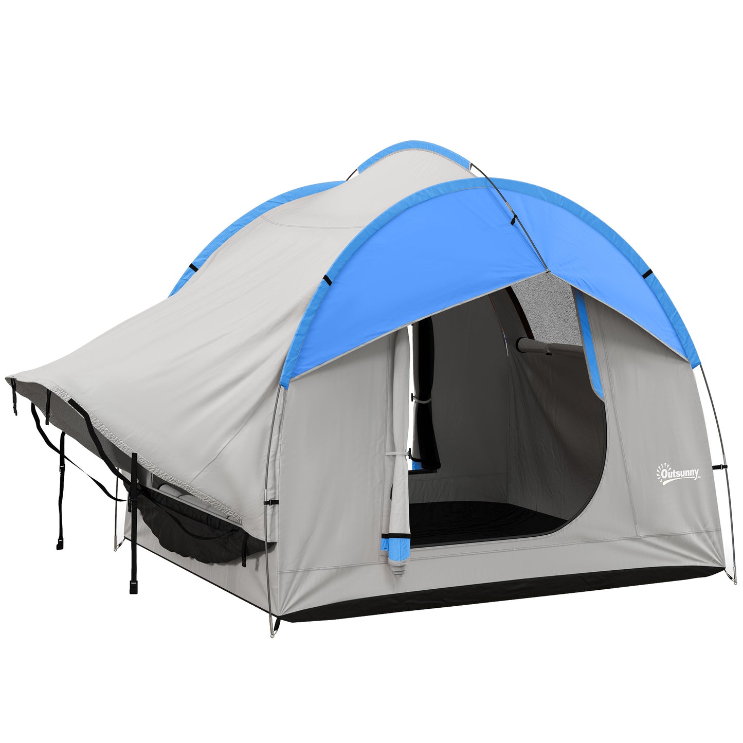 SUV Car Tent for Camping, Waterproof PU2000mm, 5 Man Tailgate Tent