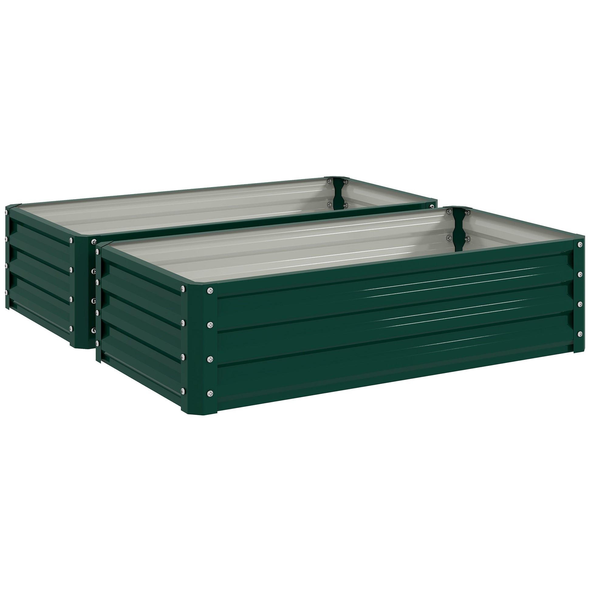 Set of 2 Raised Beds for Garden (1)