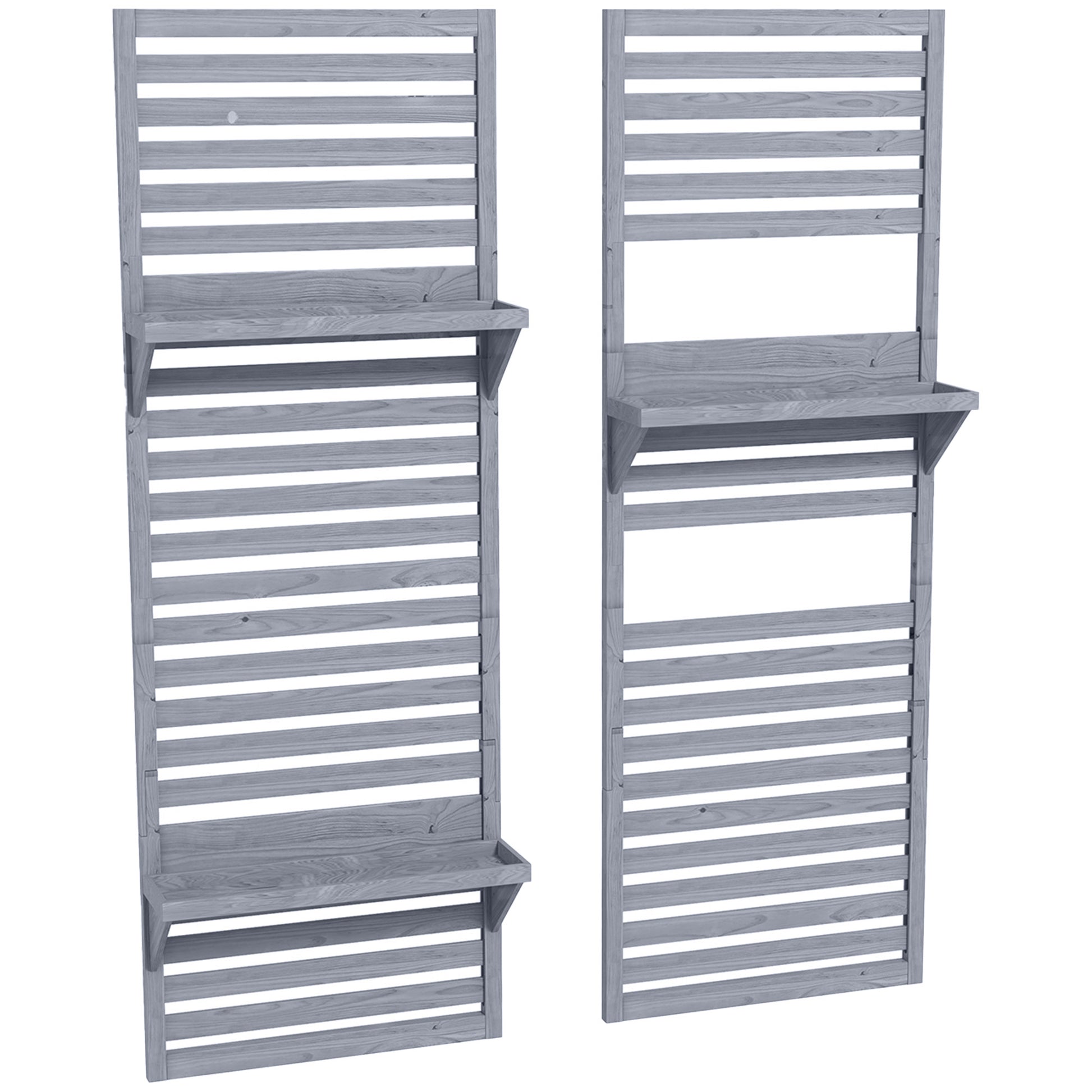 Wall Mounted Plant Stands Set of 2