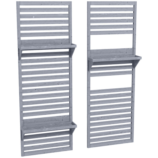 Wall Mounted Plant Stands Set of 2