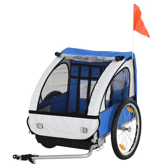 2 Seat Bike Trailer Bicycle wagon