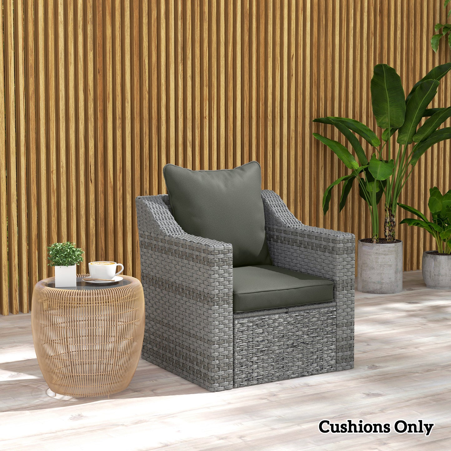 Seat and Back Padded Cushion Set, CUSHION ONLY