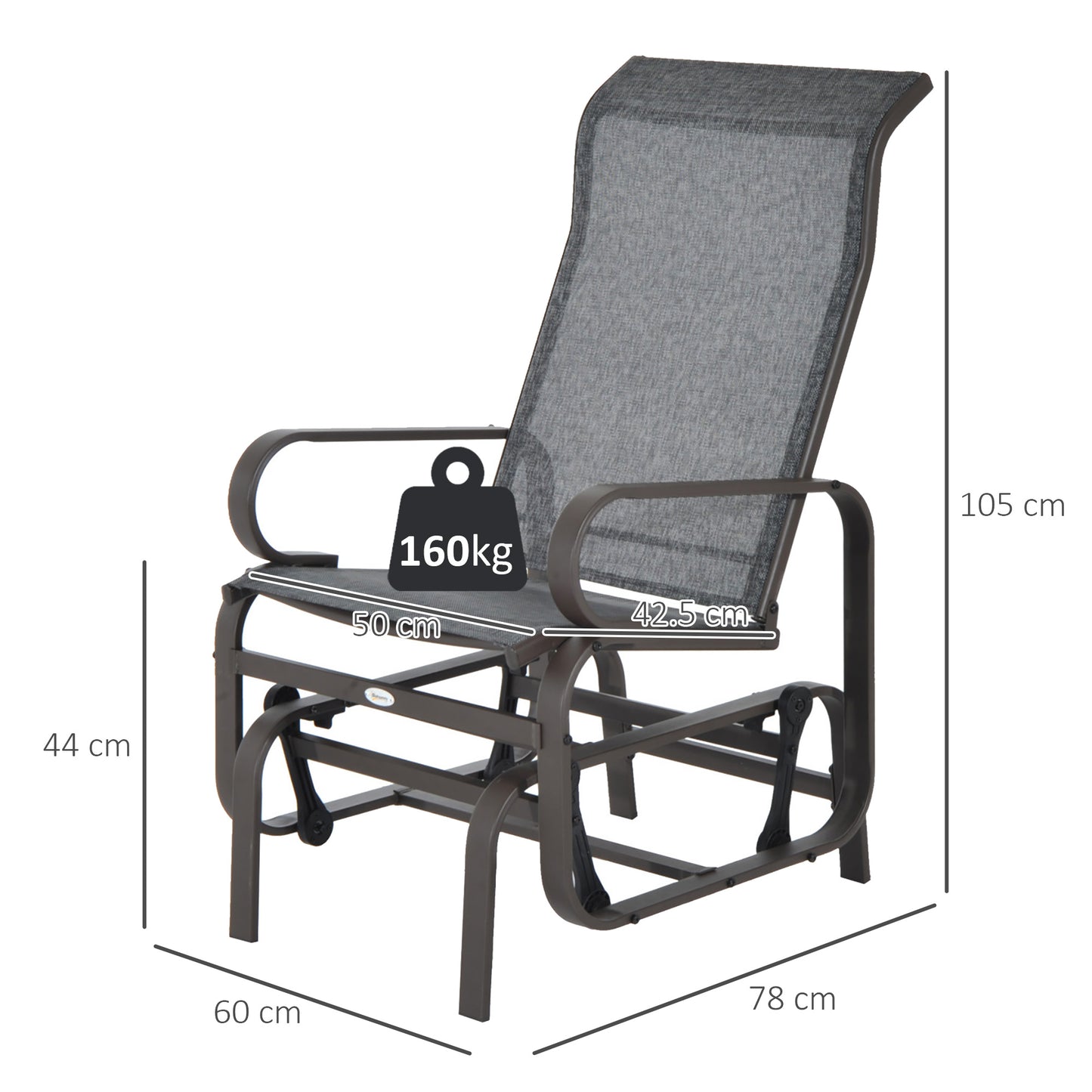 Outdoor Gliding Rocking Chair