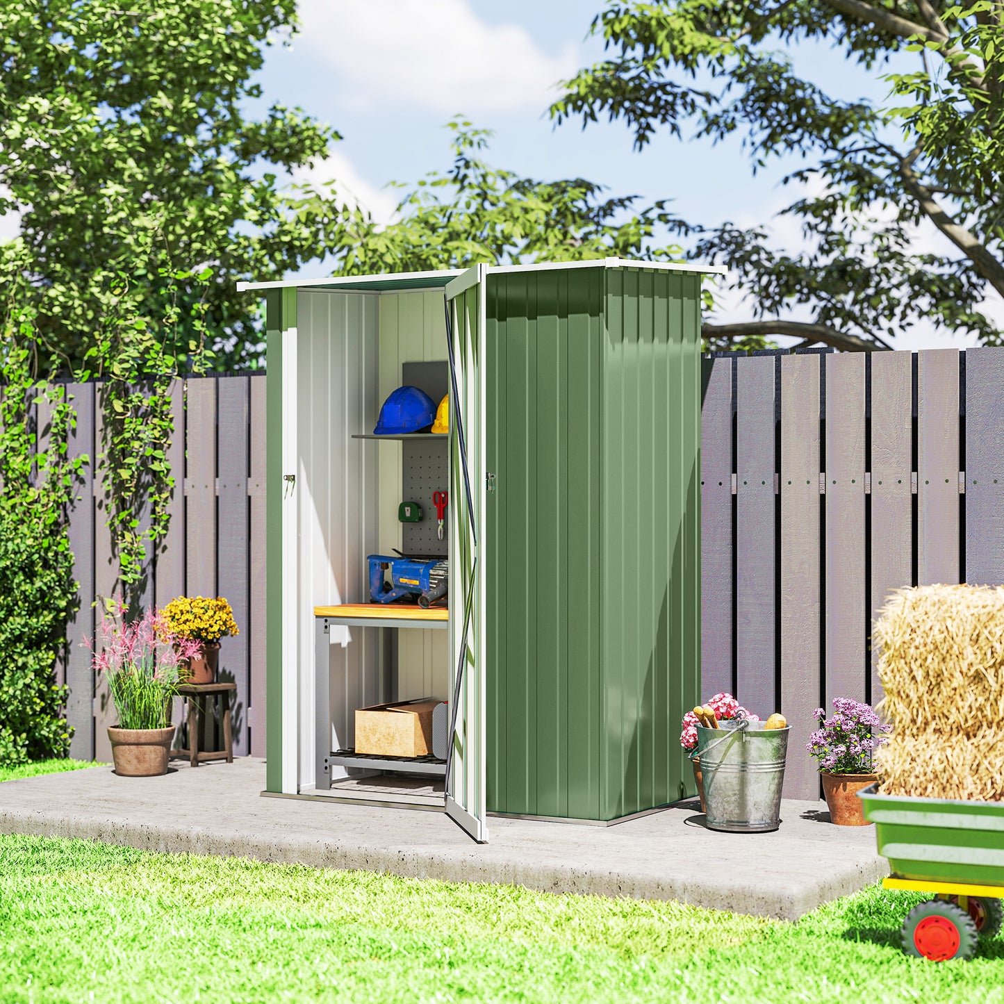 5ft x 3ft Garden Storage Shed (1)