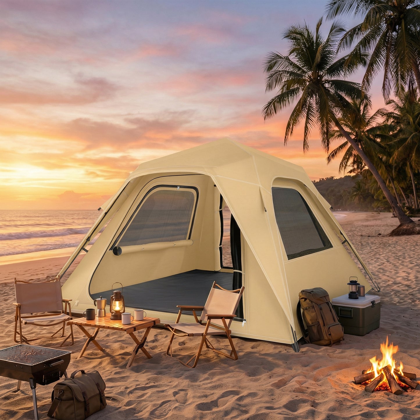 Pop Up Tent 3000mm Waterproof Camping Tents