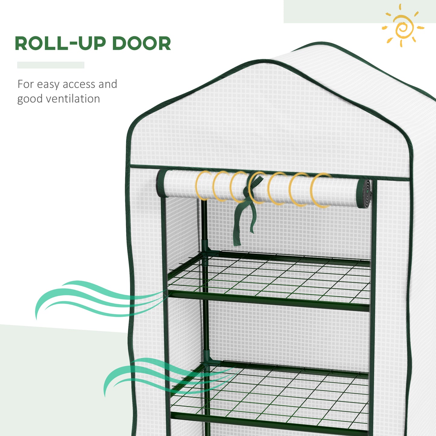 Three-Tier Mini Greenhouse