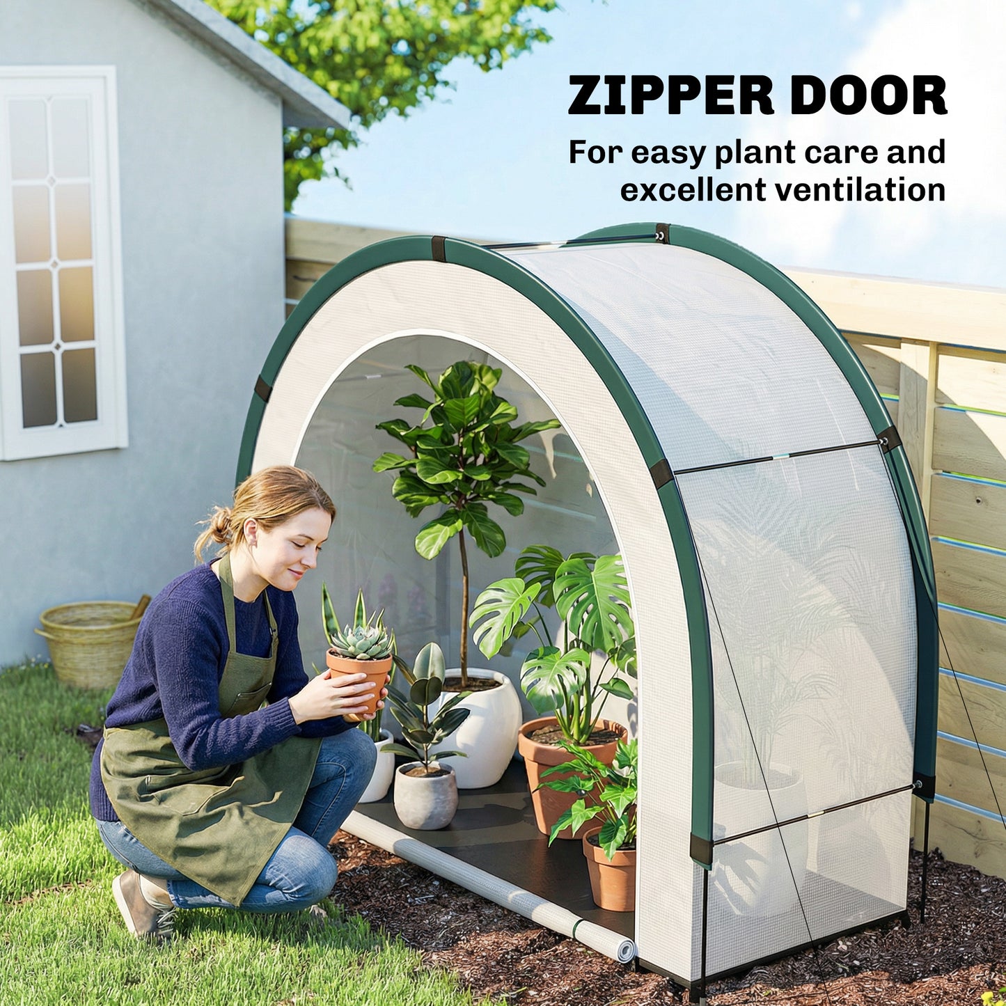 Foldable Small Greenhouse, Portable Green House Mini Greenhouse