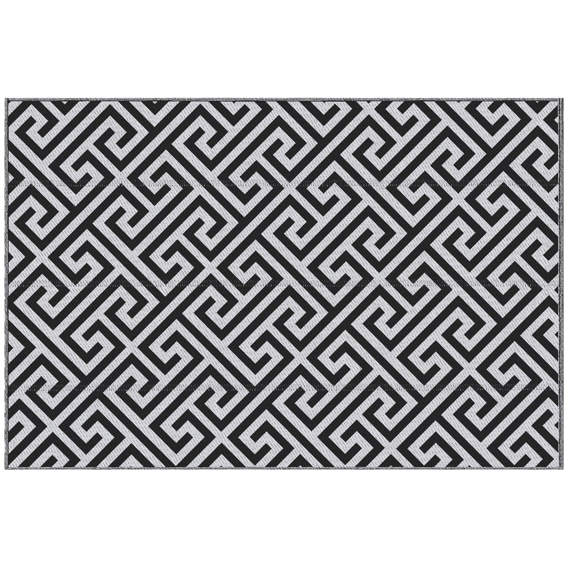 152 x 243 cm(5x 8ft) Outdoor Rug Reversible Mat Plastic Straw Rug