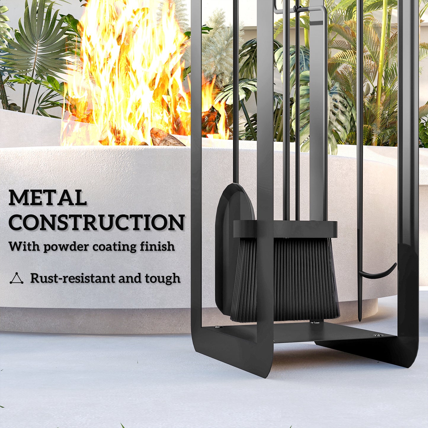 5 Pieces Fireplace Companion Set