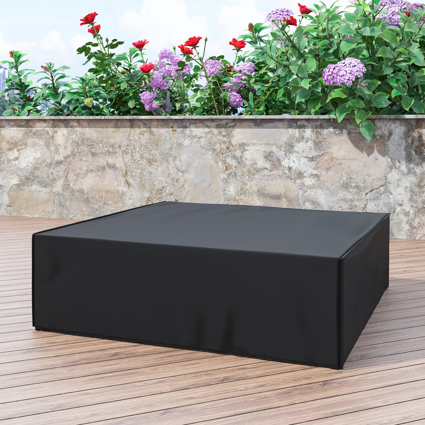 Large Patio Garden Furniture Set Cover 600D Oxford Square Waterproof