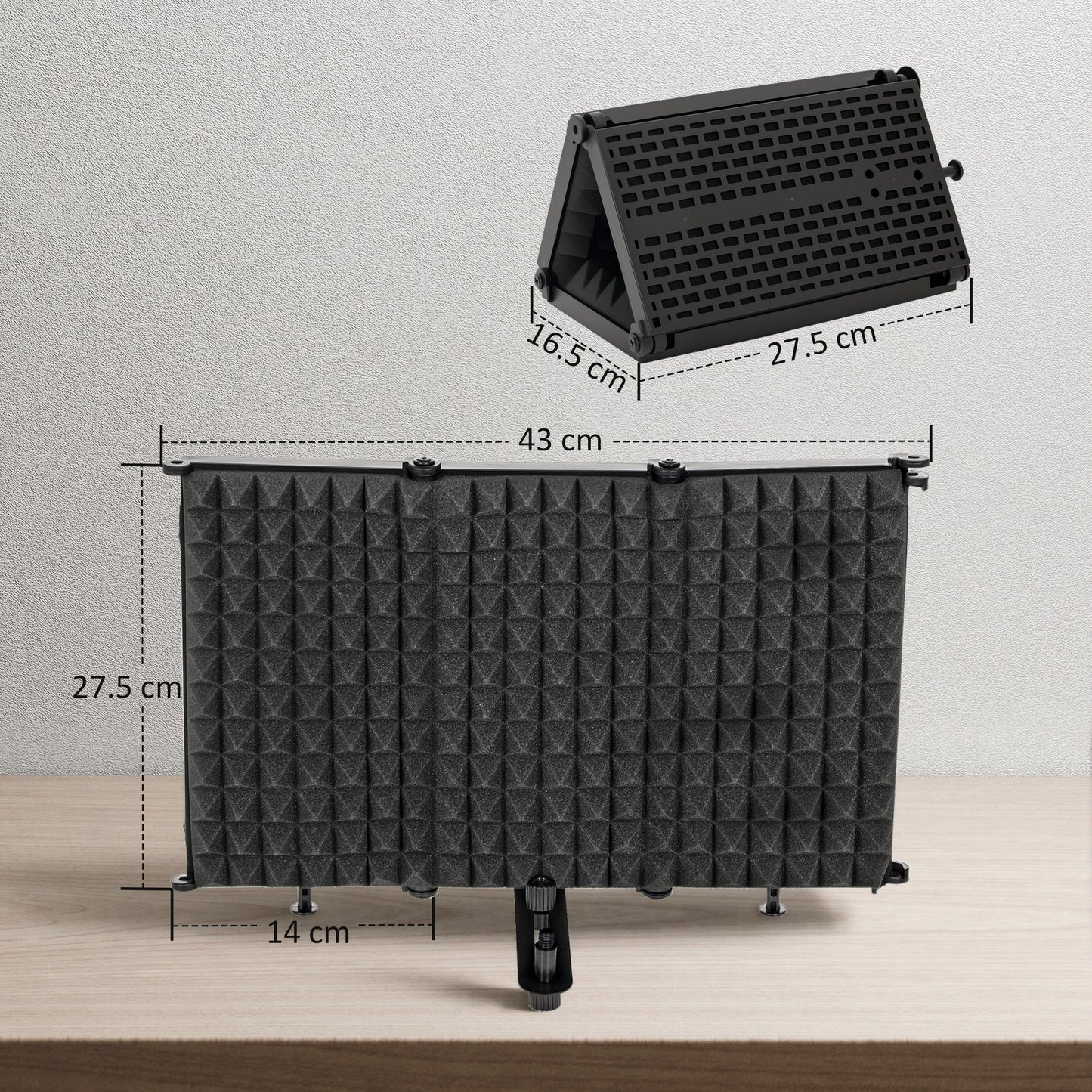 Studio Microphone Isolation Shield