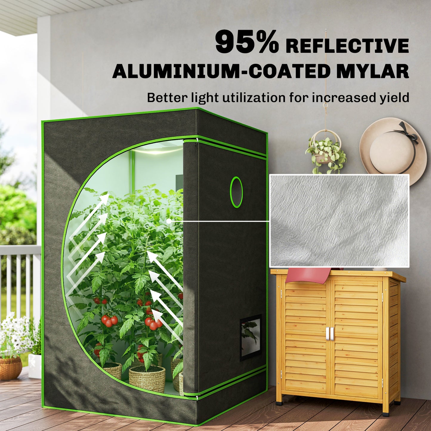 Grow Tent 120 x 120 x 200 cm
