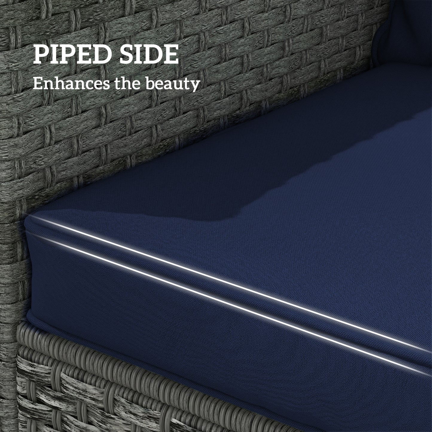 Seat and Back Padded Cushion Set, CUSHION ONLY