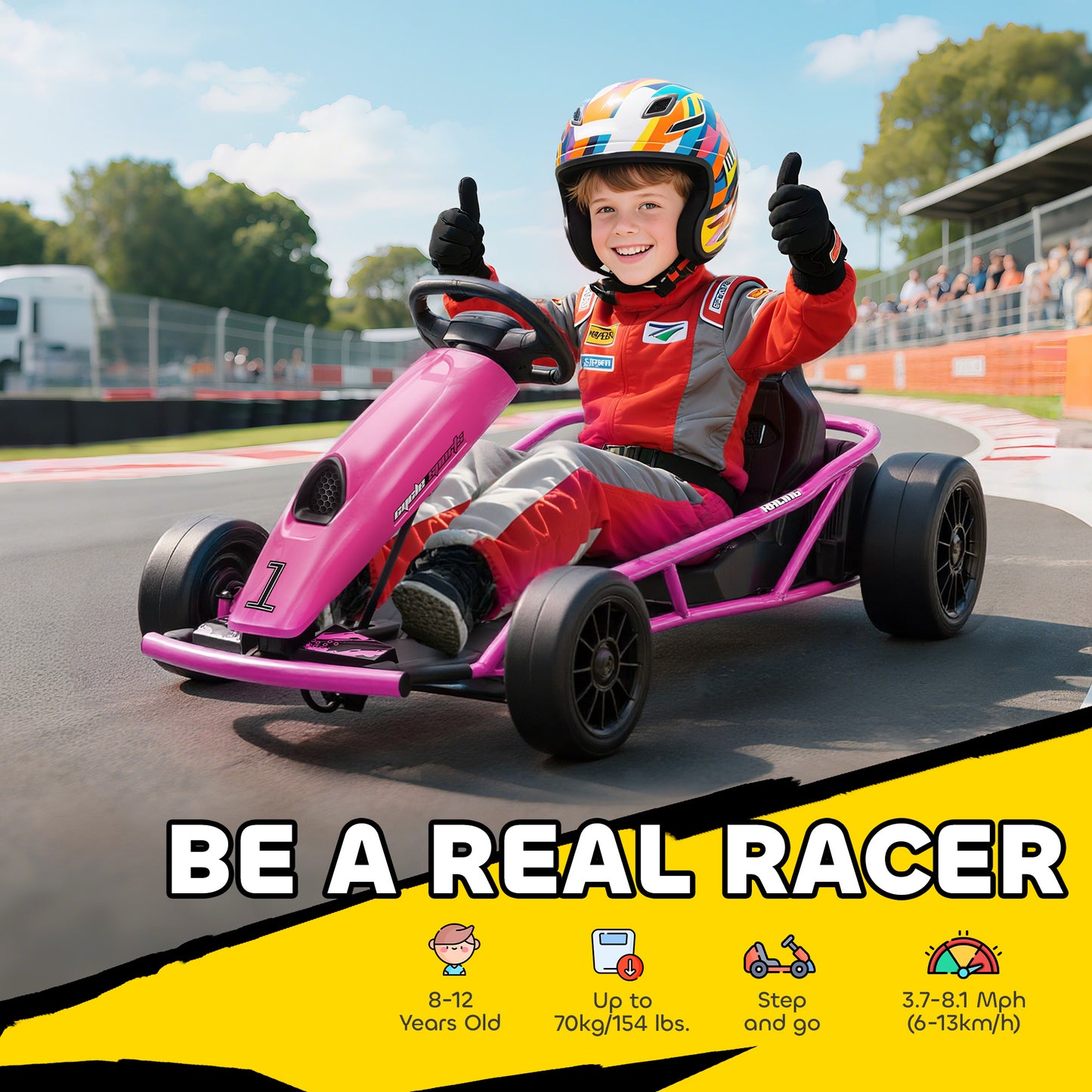 24V Electric Go Kart for Kids
