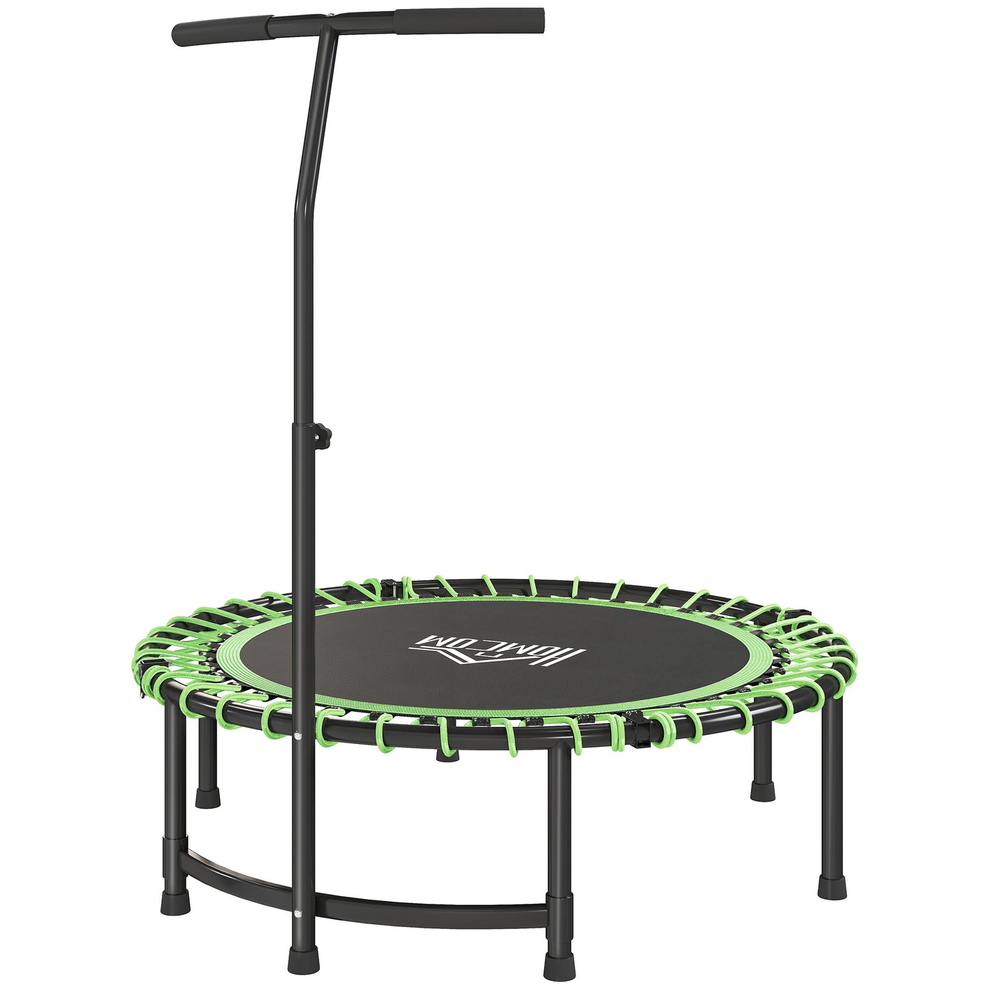Mini Round Steel Frame Trampoline w/ Adjustable Handle