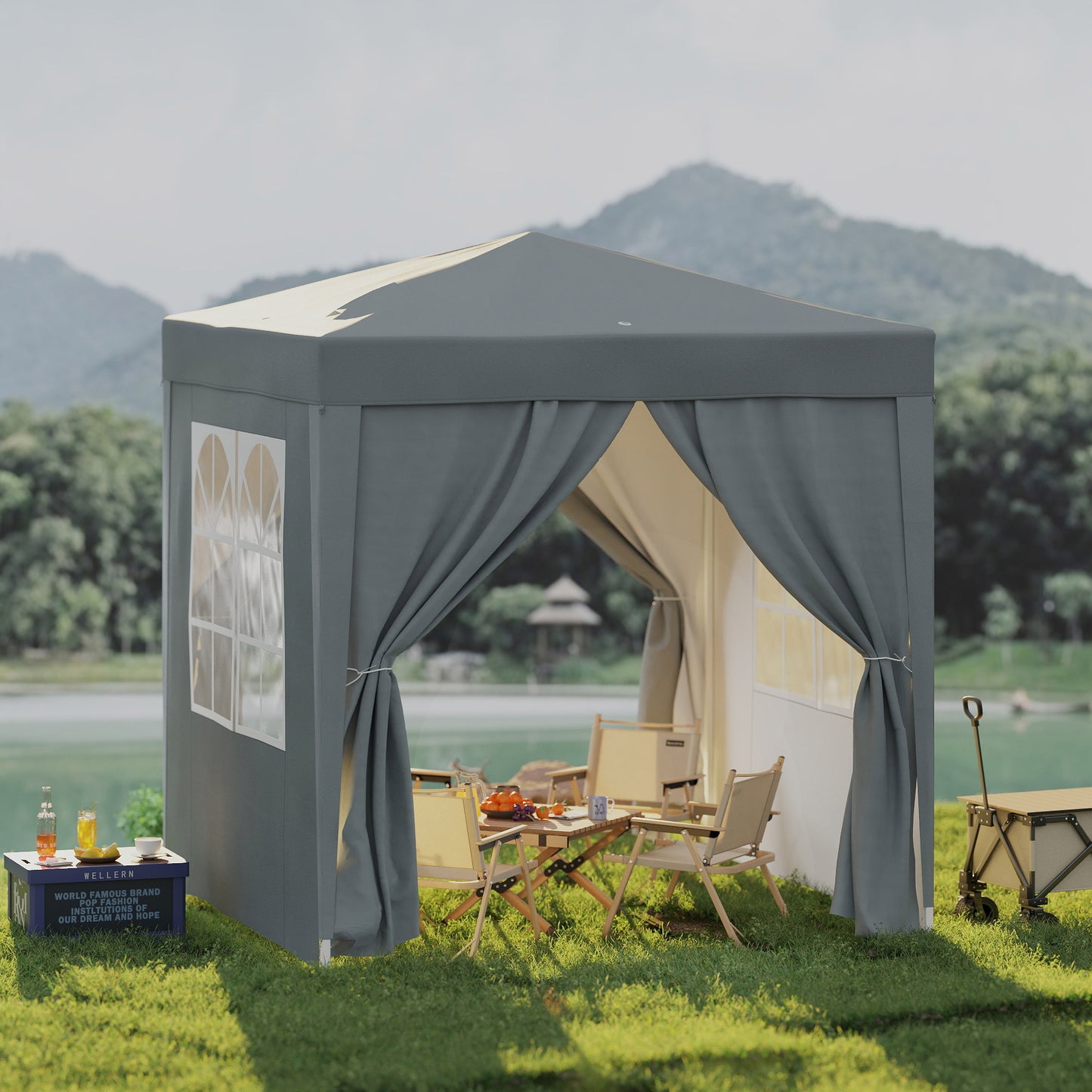 Garden Pop Up Gazebo Marquee Party Tent Canopy
