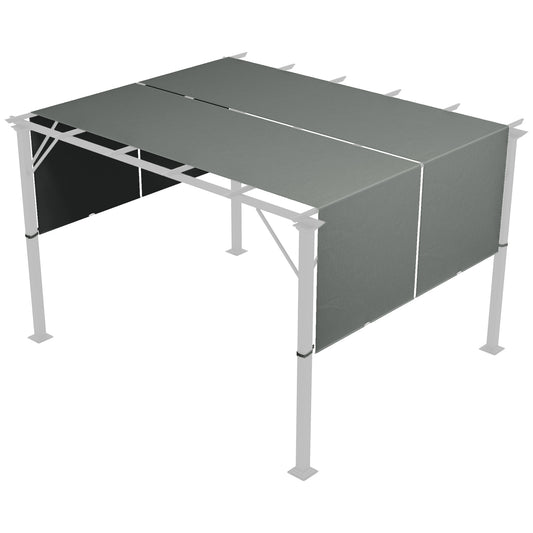 2 Pcs UV Protection Pergola Replacement Canopy, Pergola Shade Cover