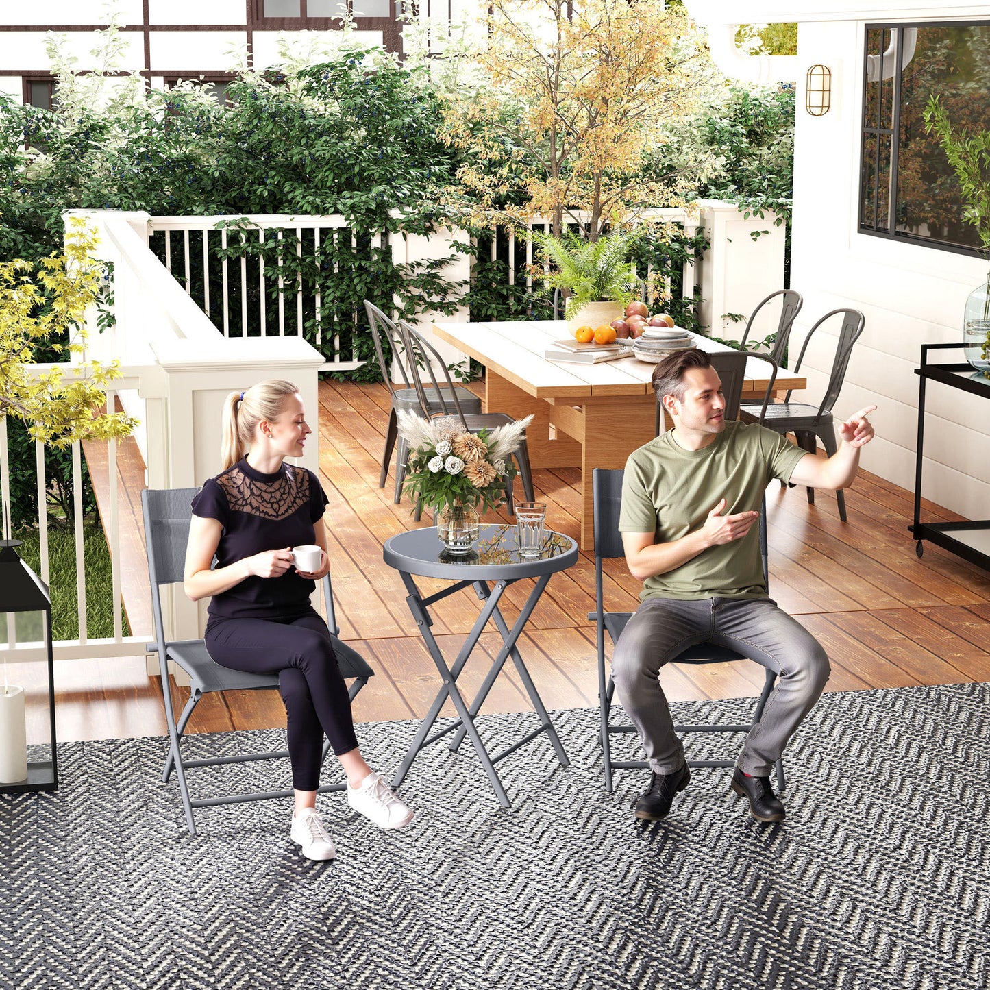 3 Pieces Outdoor Bistro Set (1)