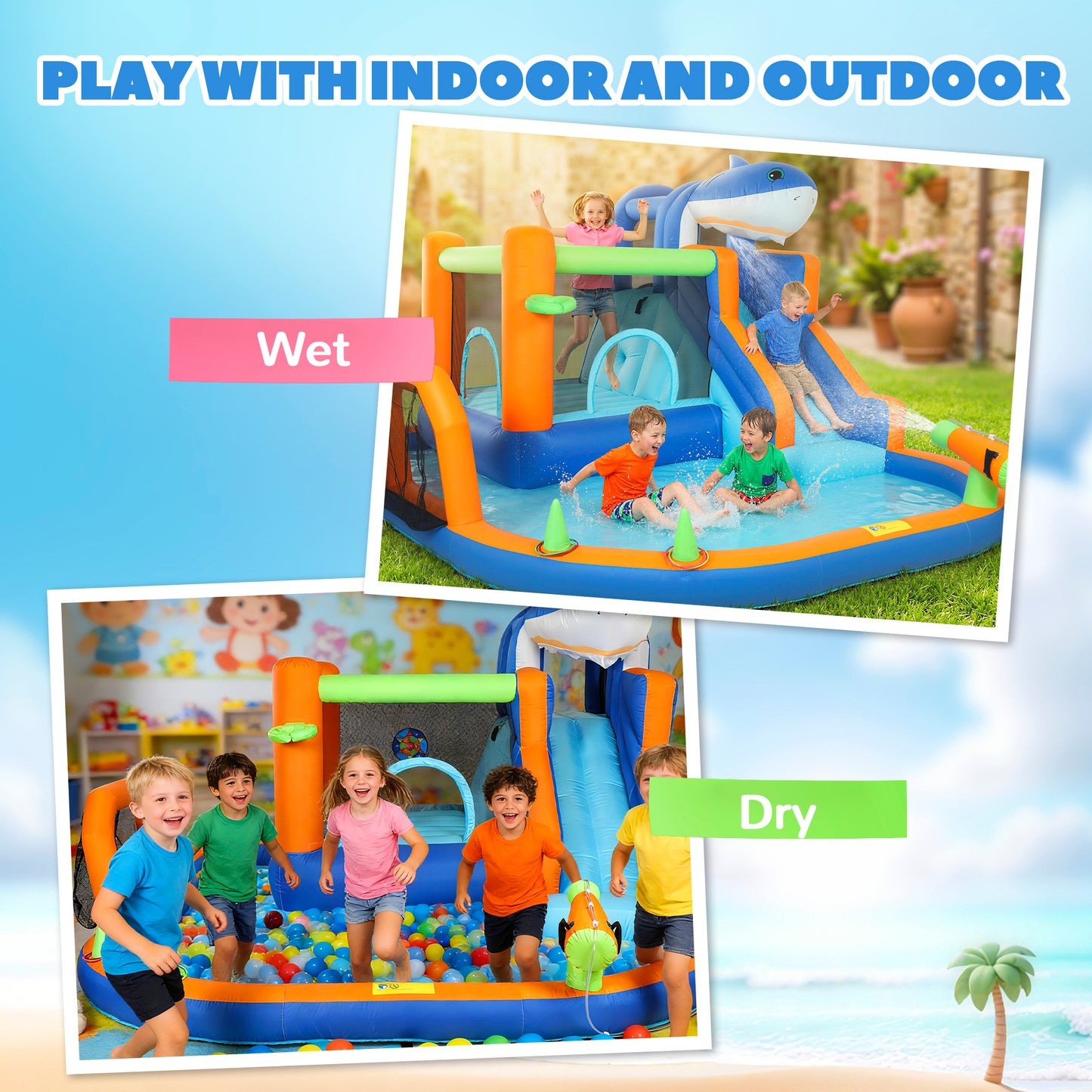 Inflatable Bouncy Castle for Kids