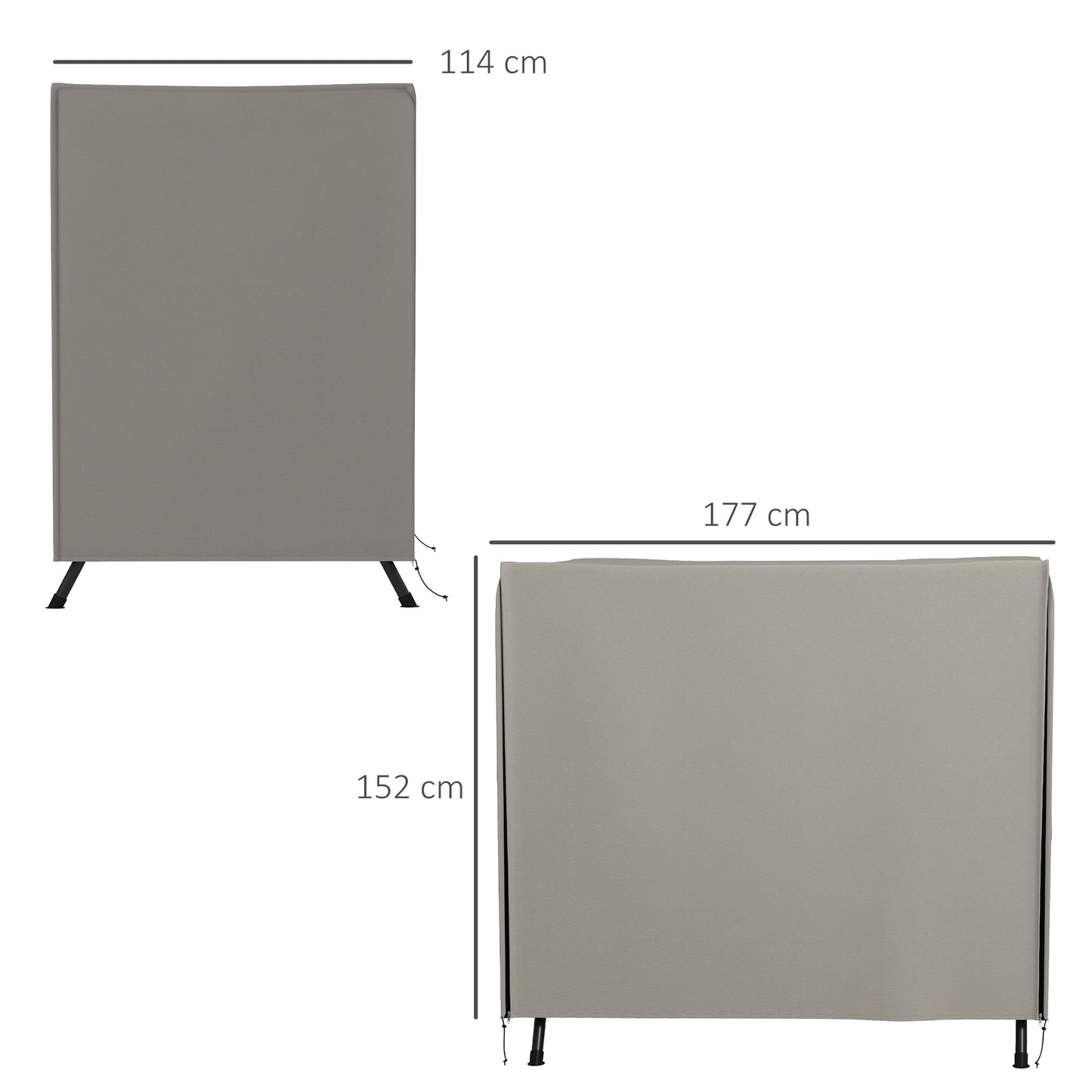 152 x 177cm Three-Seater Swing Chair Protective Cover
