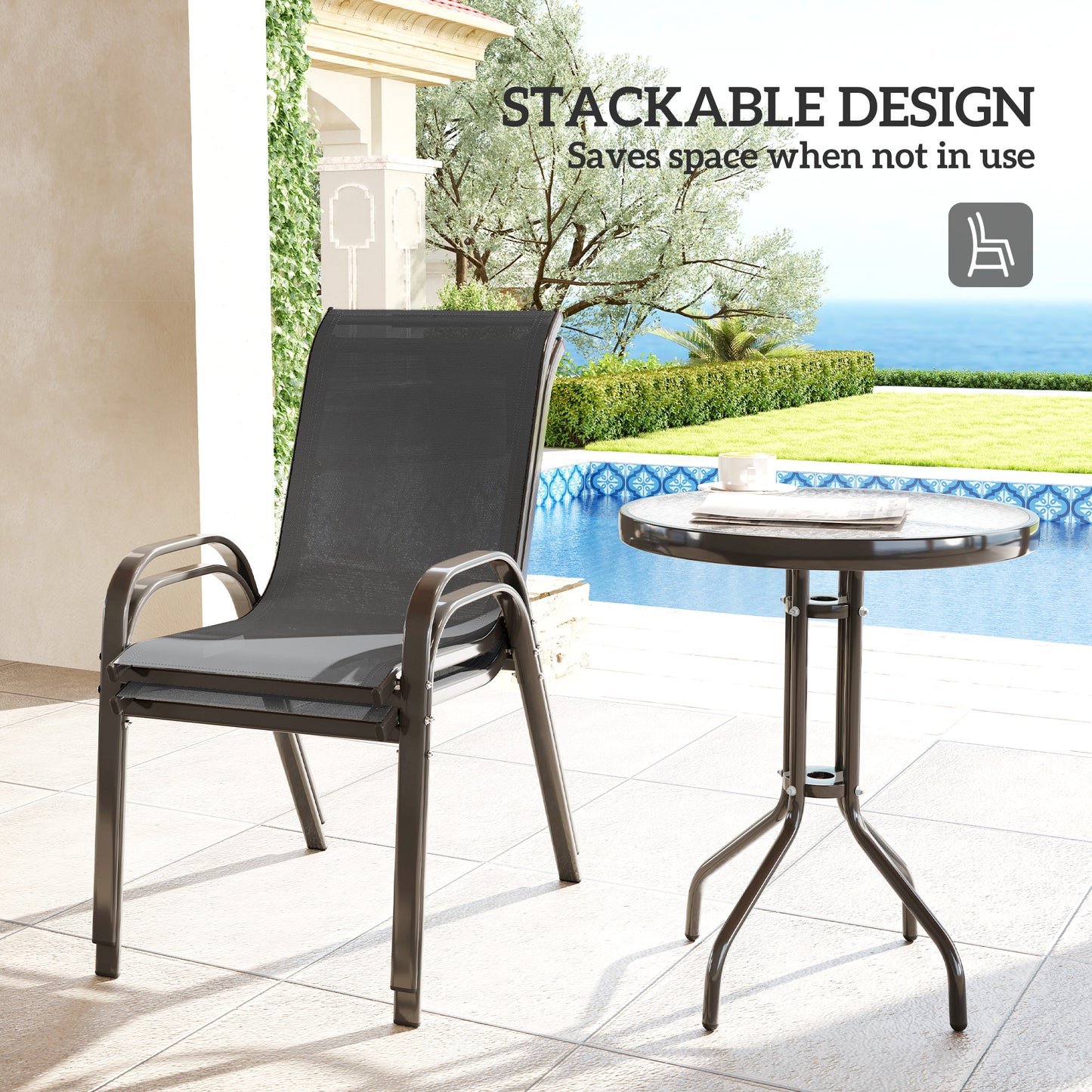 Three-Piece Outdoor Garden Set