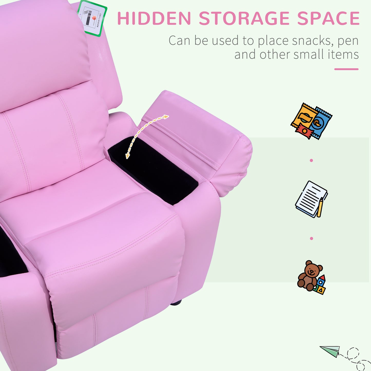 Kids Sofa Armchair Toddler Recliner Children's  Chair Lounger Games