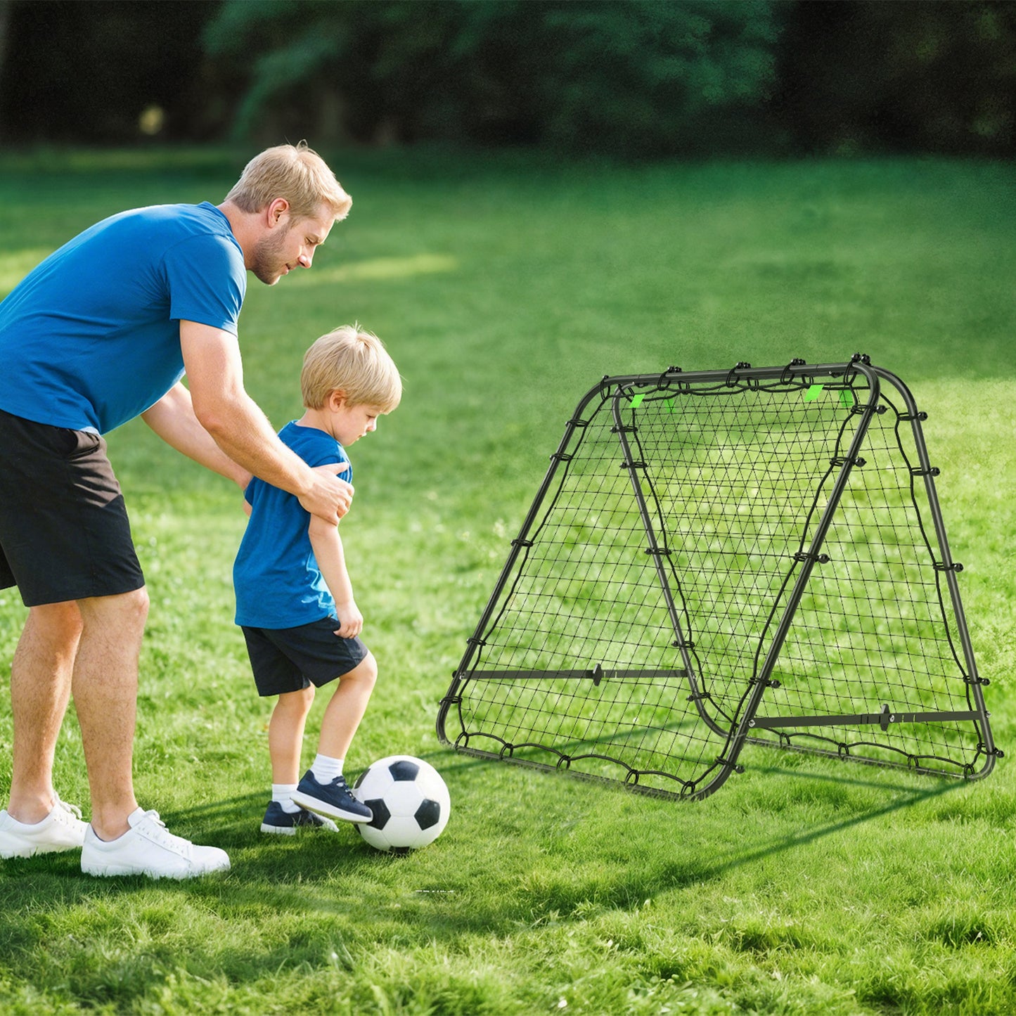Double Sided Football Rebounder Net