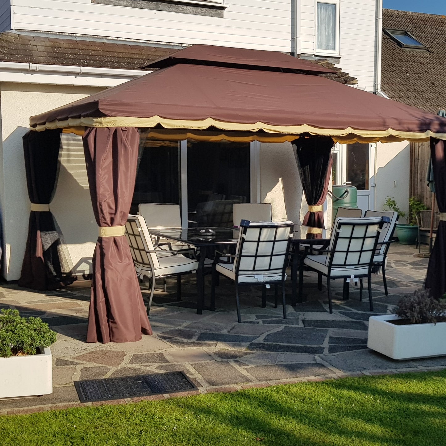 3 x 4m Aluminium Garden Gazebo