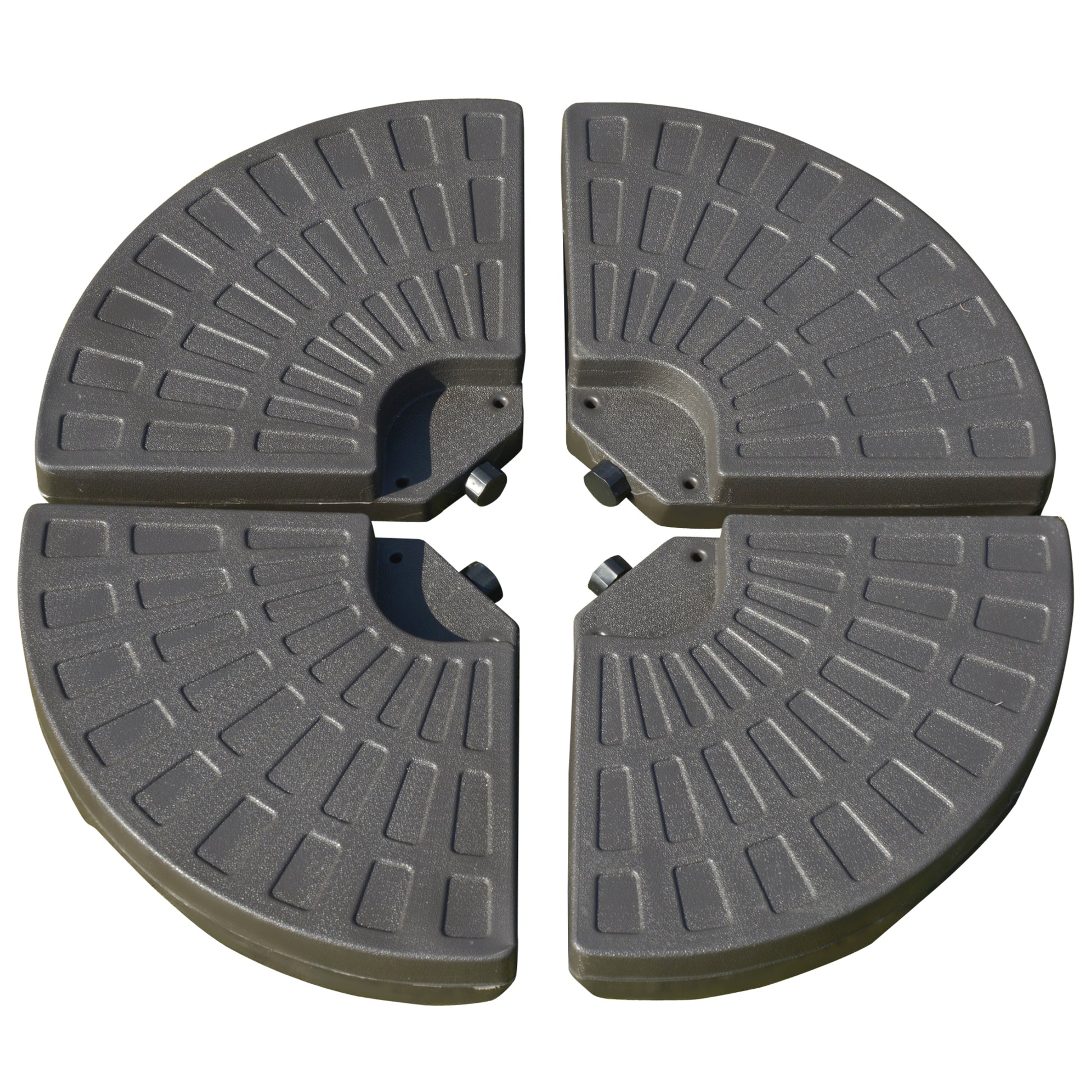 Set of 4 Fillable Parasol Weights - 100kg