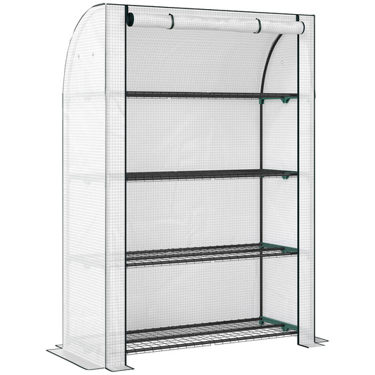 Mini Greenhouse with Reinforced PE Cover