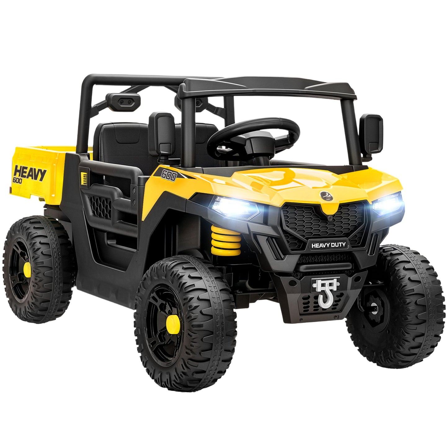 Kids Ride on Car, 12V Electric Kids UTV with Electric Dump Bed