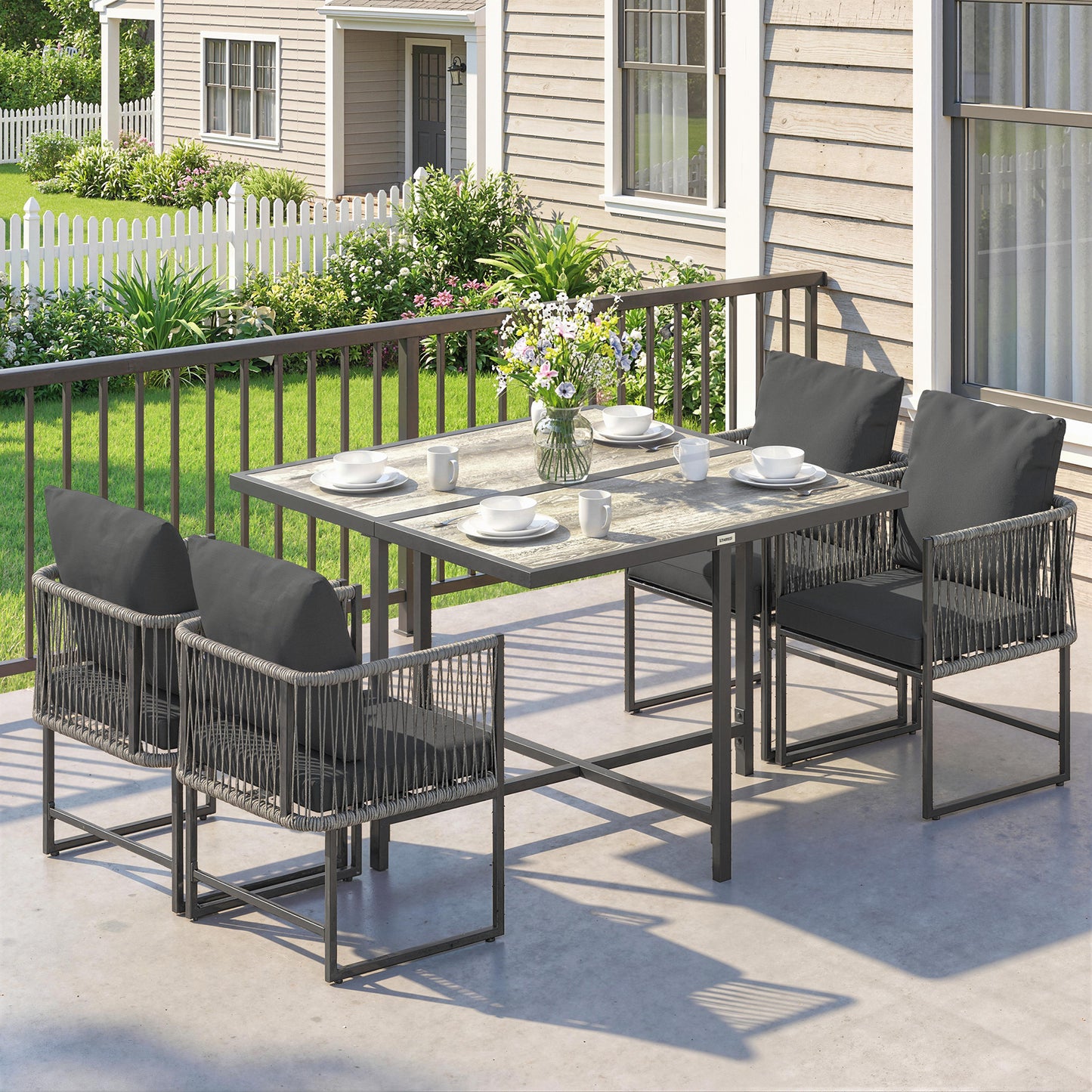 4-Seater Garden Dining Set