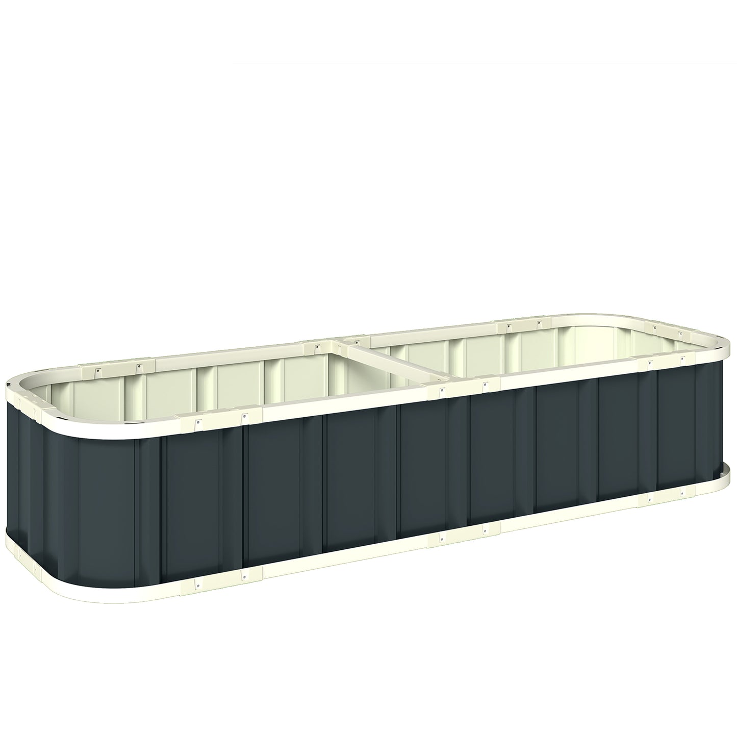 Galvanised Raised Garden Bed (1)