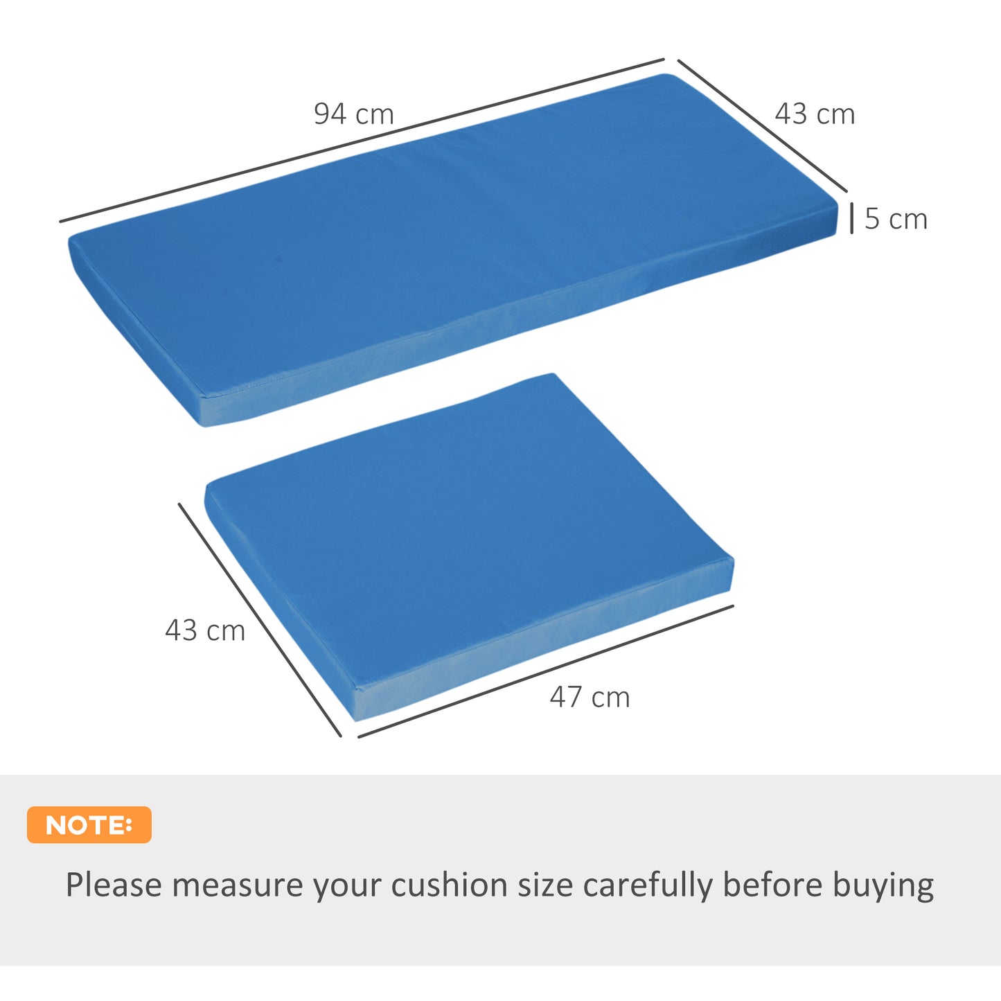 Outdoor Seat Cushion Pads for Rattan Furniture