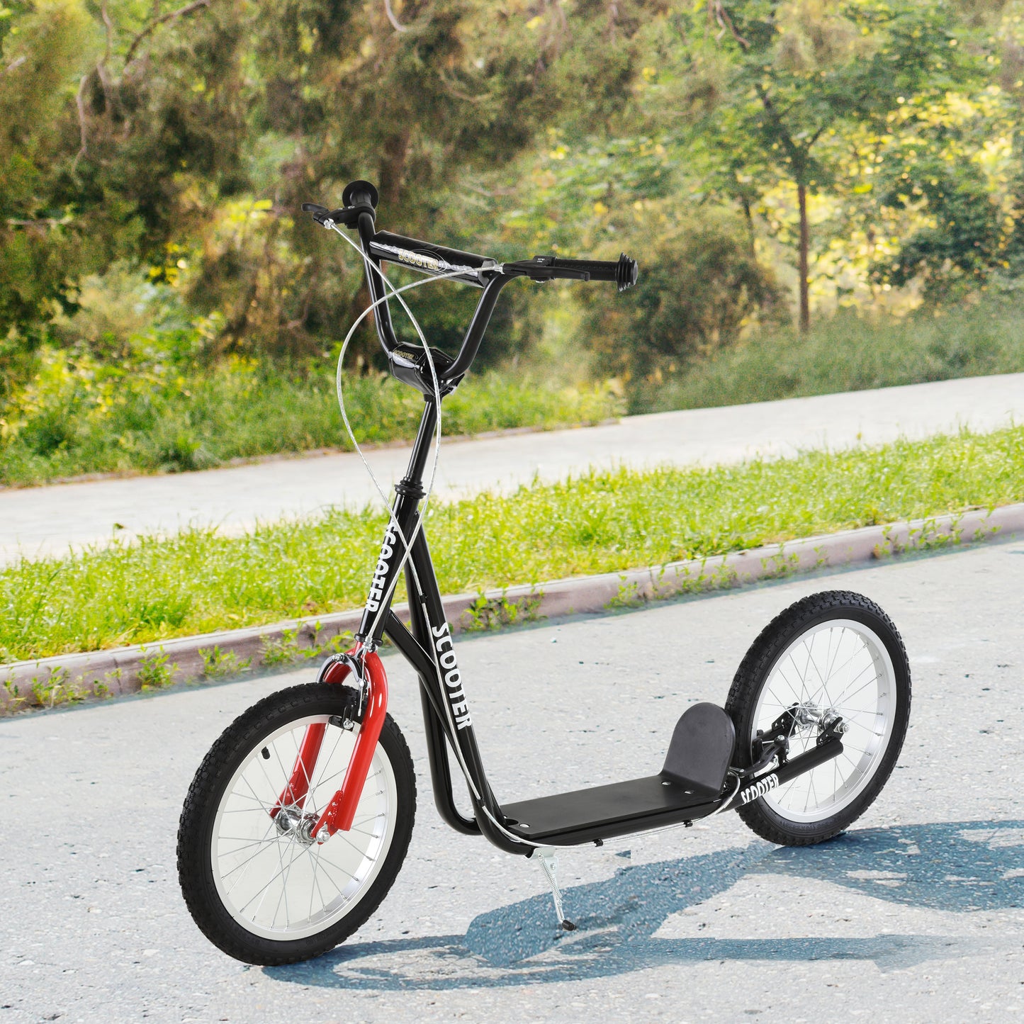 Kick Scooters for Kids with Adjustable Height, Anti-Slip Deck