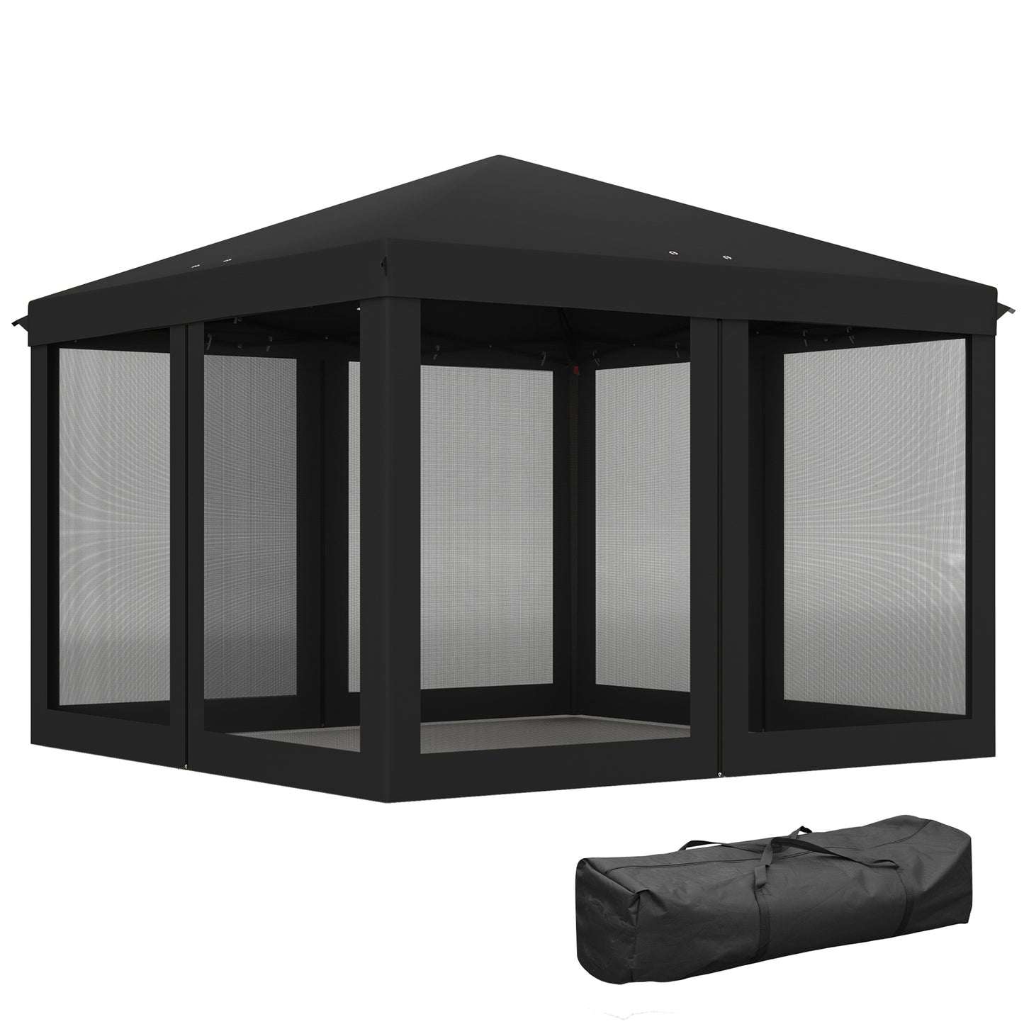 3 x 3 m Pop Up Gazebo, 420D Garden Tent Canopy