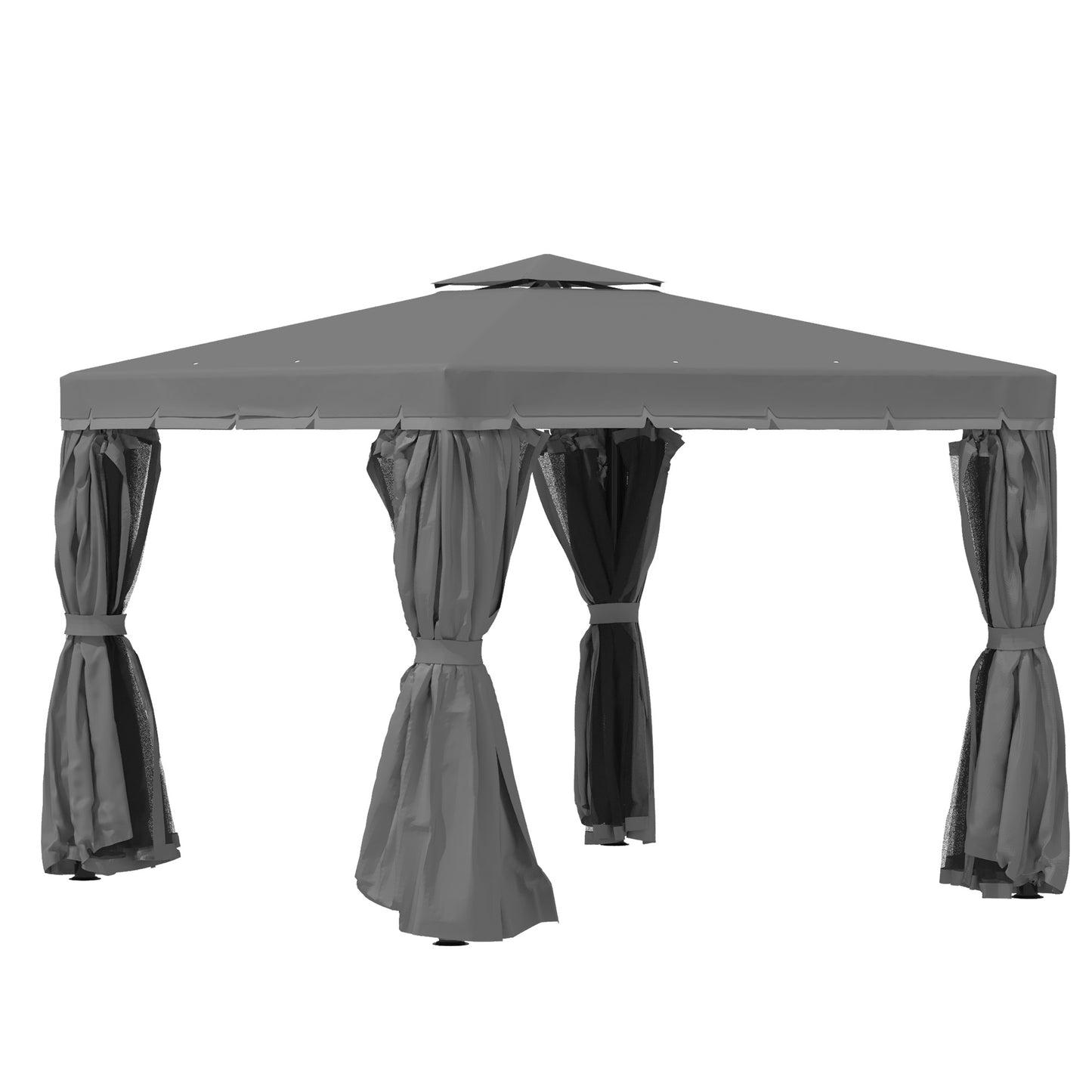 3 x 3(m) Patio Gazebo Canopy Garden Pavilion Tent Shelter Marquee