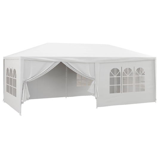 6 x 3 m Party Tent Wedding Gazebo Outdoor Waterproof PE Canopy Shade