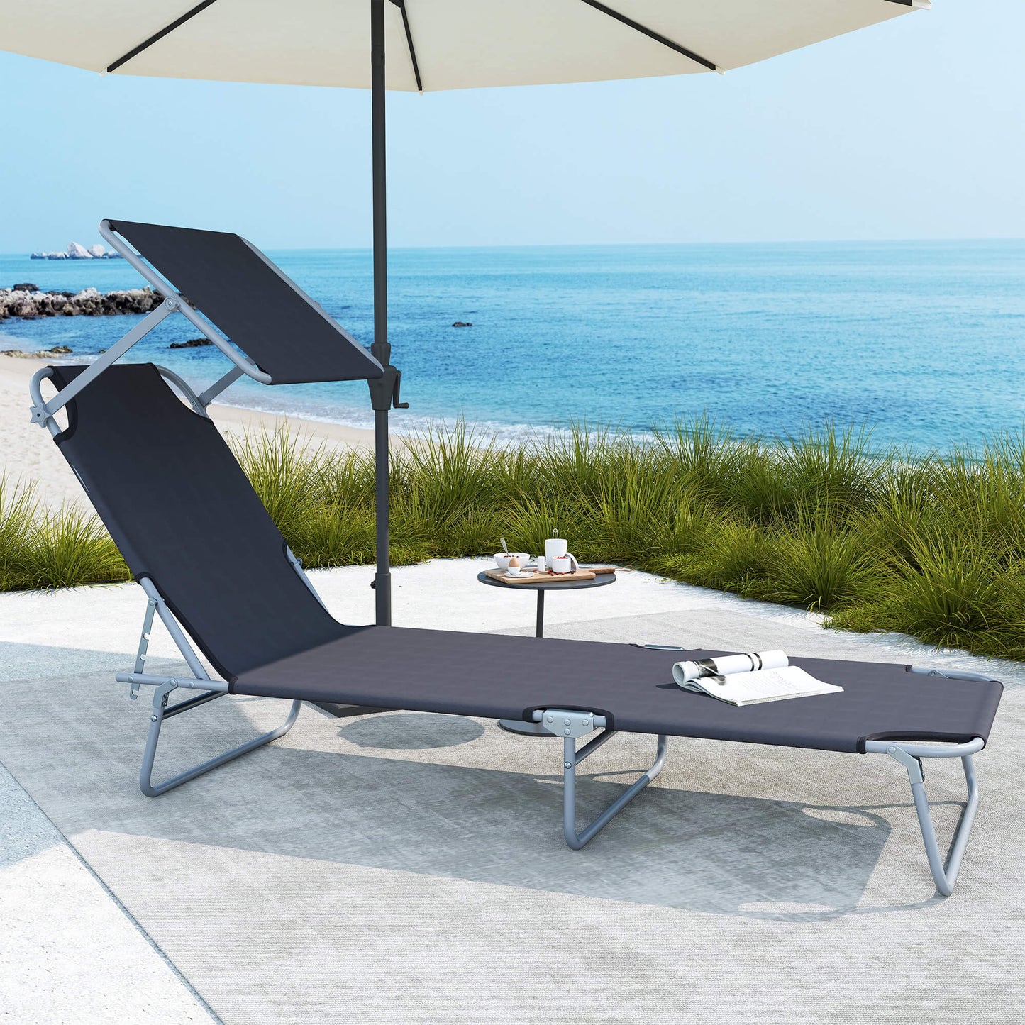 Outdoor Foldable Sun Lounger (1)