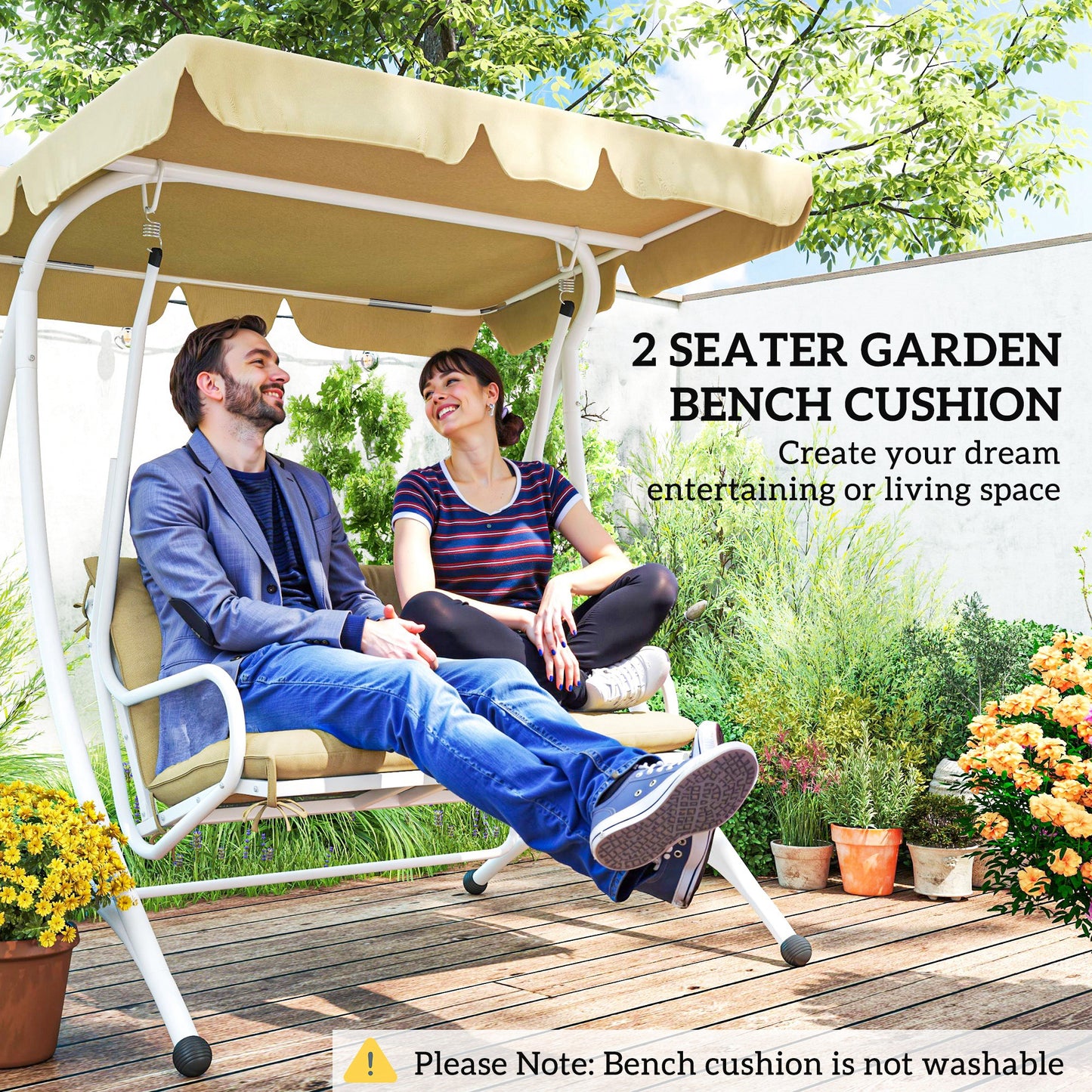 Two-Seater Bench Cushion